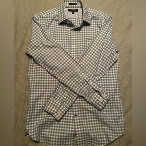 Small banana republic plaid men button up